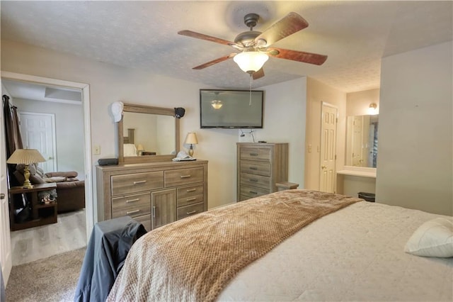 1638 River Trce, Auburn, GA 30011 - bedroom with a ceiling fan, ensuite bath, and carpet flooring
