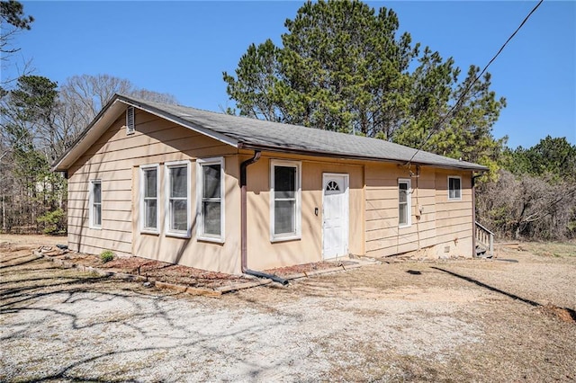 view of front of property