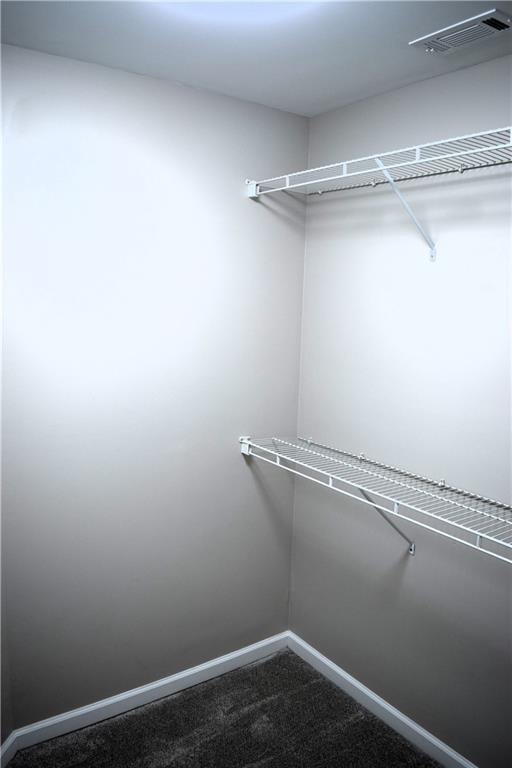 235 Woodland Way, Canton, GA 30114 - spacious closet with dark colored carpet and visible vents