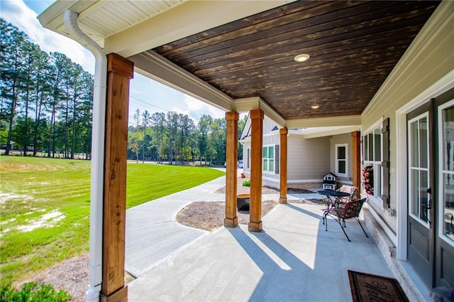 view of patio