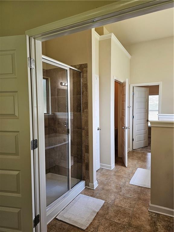 1750 Stone Meadow Rd, Lithonia, GA 30058 - bathroom featuring a shower stall