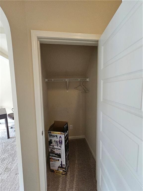 view of closet