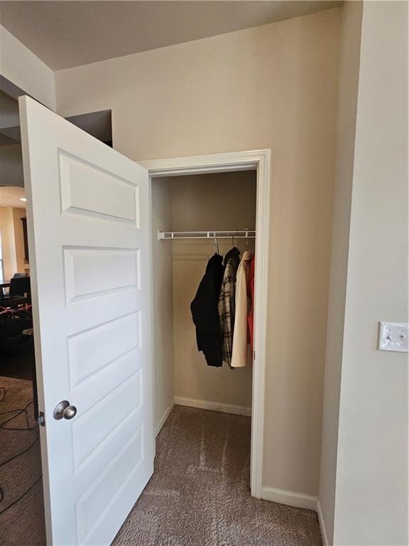 view of closet