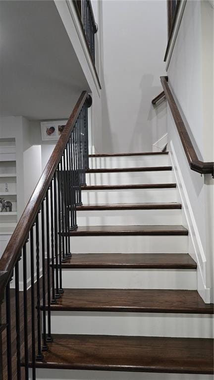view of stairs