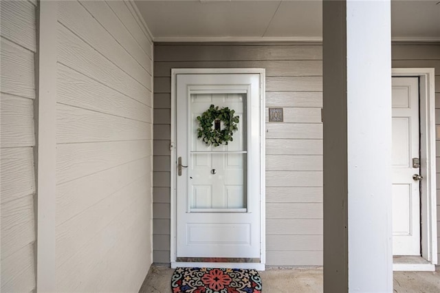 view of property entrance