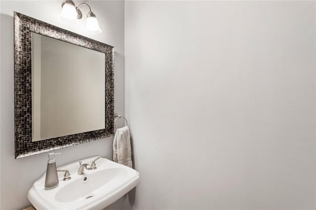 bathroom with a sink