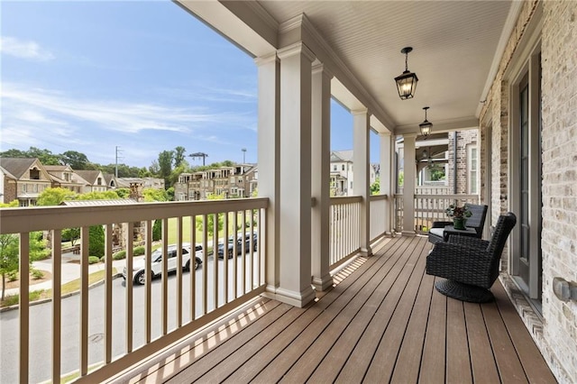 2110 Timball Rd NW, Atlanta, GA 30318 - wooden deck featuring a residential view