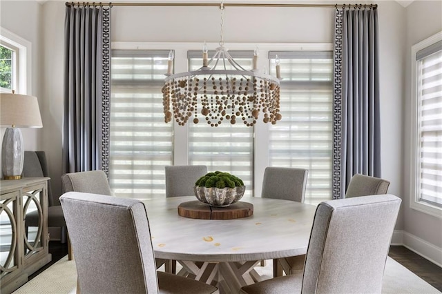 2110 Timball Rd NW, Atlanta, GA 30318 - dining space featuring wood finished floors and baseboards