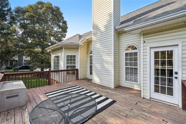 9435 Grande Dr, Winston, GA 30187 - view of wooden deck