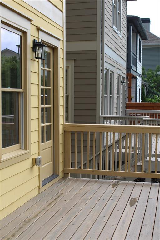 110 Hogue St, Atlanta, GA 30312 - view of wooden deck