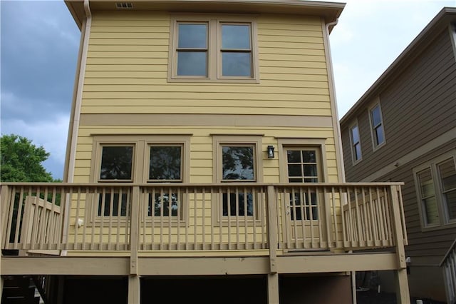 110 Hogue St, Atlanta, GA 30312 - rear view of house featuring a deck