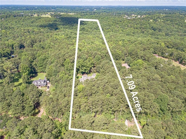 4120 Grady Smith Rd, Loganville, GA 30052 - view of property location featuring a heavily wooded area and property parcel outlined