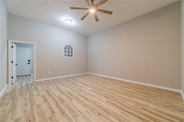 4120 Grady Smith Rd, Loganville, GA 30052 - unfurnished room featuring a ceiling fan and light wood-type flooring