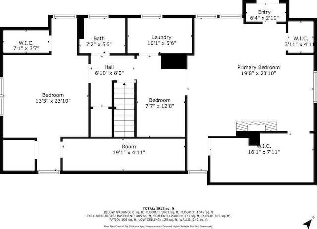 407 E College St E, Bowdon, GA 30108 - view of room layout