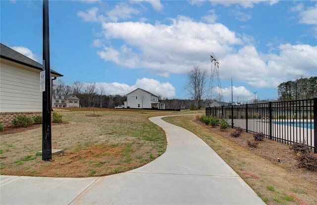 view of yard