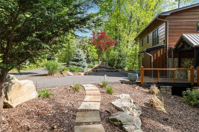 851 N Moreland Dr N, Blue Ridge, GA 30513 - view of yard with a deck