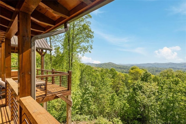 851 N Moreland Dr N, Blue Ridge, GA 30513 - exterior space featuring a mountain view and a forest view