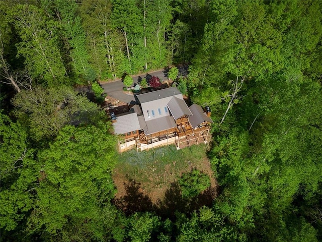 851 N Moreland Dr N, Blue Ridge, GA 30513 - aerial view featuring a forest view