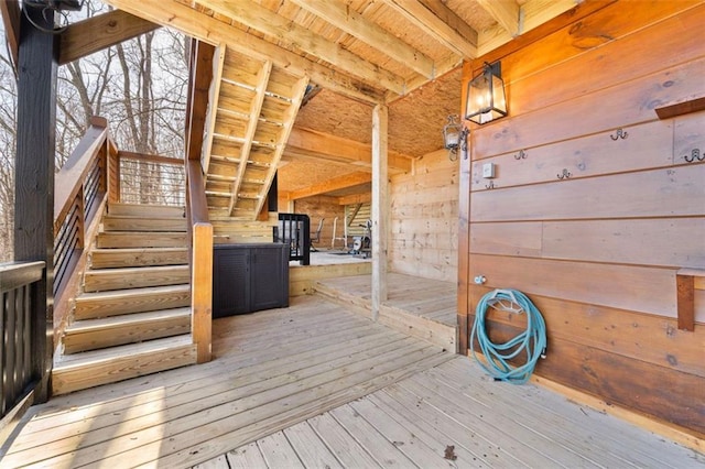 851 N Moreland Dr N, Blue Ridge, GA 30513 - attic featuring stairway
