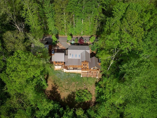 851 N Moreland Dr N, Blue Ridge, GA 30513 - aerial view featuring a forest view