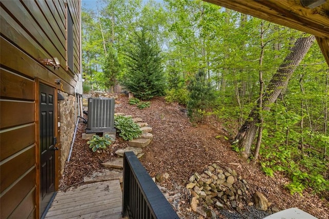 851 N Moreland Dr N, Blue Ridge, GA 30513 - view of yard featuring central air condition unit