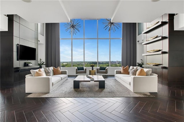 855 Peachtree St NE Unit 1703, Atlanta, GA 30308 - view of living room