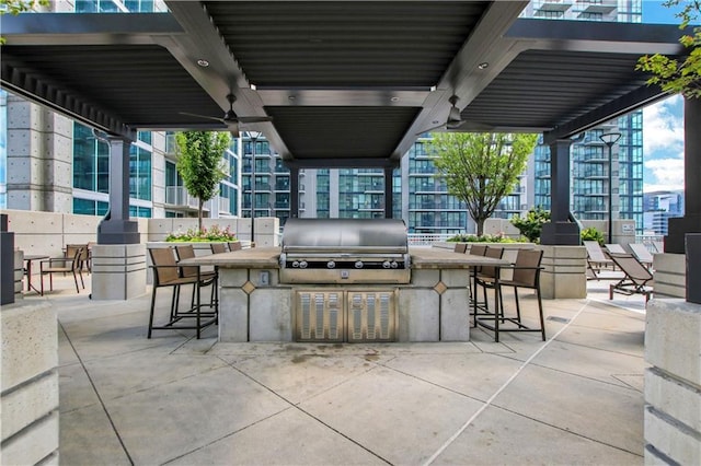 855 Peachtree St NE Unit 1703, Atlanta, GA 30308 - view of patio with a city view