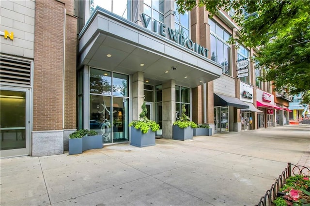 855 Peachtree St NE Unit 1703, Atlanta, GA 30308 - property entrance featuring brick siding