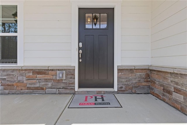 view of entrance to property