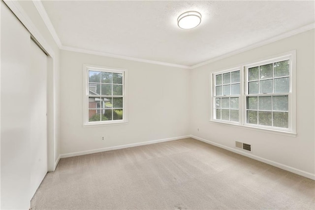 4135 Shoshone Valley Rd, Marietta, GA 30068 - empty room featuring ornamental molding and light colored carpet
