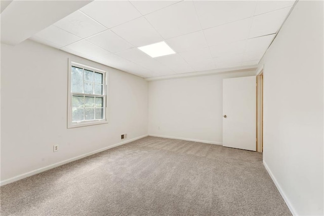 4135 Shoshone Valley Rd, Marietta, GA 30068 - unfurnished room with carpet floors and a paneled ceiling