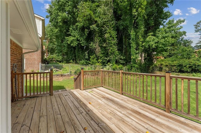 4135 Shoshone Valley Rd, Marietta, GA 30068 - deck featuring a fenced backyard