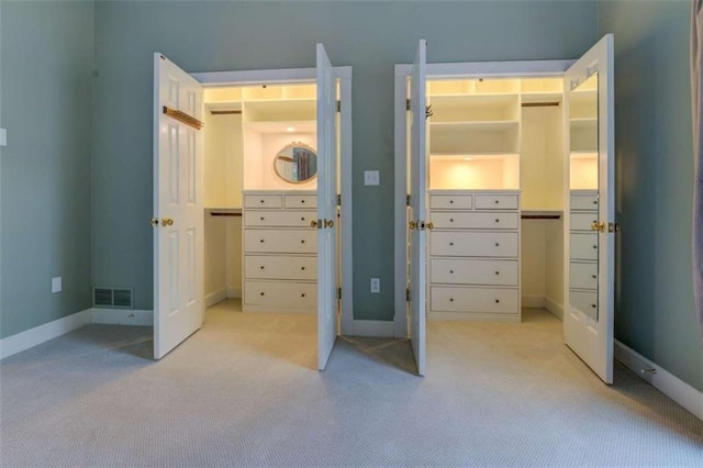 view of closet