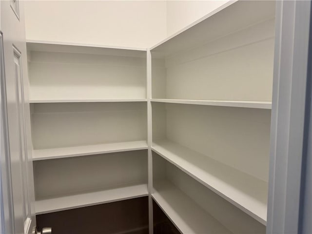view of storage area