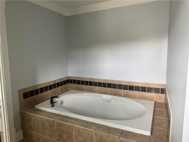 full bathroom featuring a bath