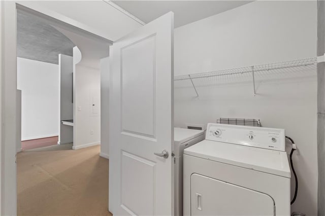 washroom featuring washer / clothes dryer