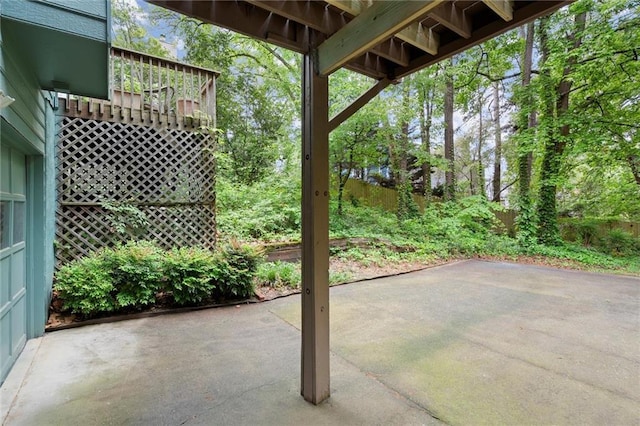 view of patio