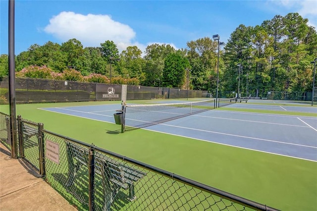 5404 Chaversham Ln, Peachtree Corners, GA 30092 - view of tennis court featuring community basketball court