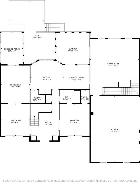 5404 Chaversham Ln, Peachtree Corners, GA 30092 - property floor plan