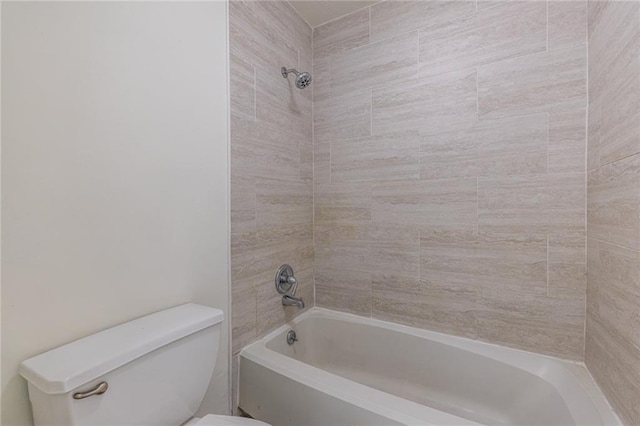 223 Tuxworth Cir, Decatur, GA 30033 - bathroom featuring toilet and tub / shower combination