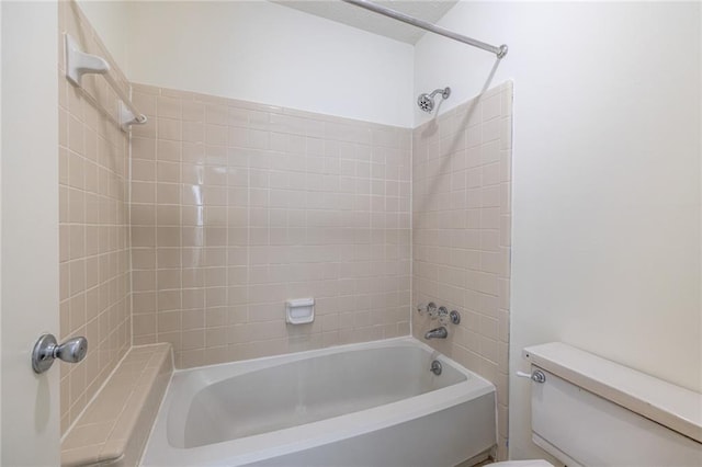 223 Tuxworth Cir, Decatur, GA 30033 - bathroom featuring toilet and bathtub / shower combination