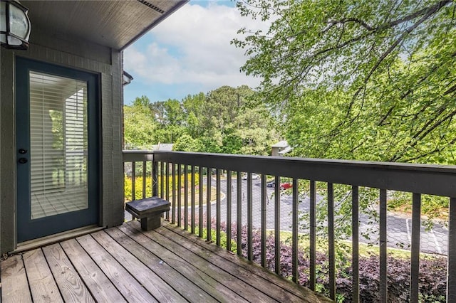 223 Tuxworth Cir, Decatur, GA 30033 - view of wooden terrace