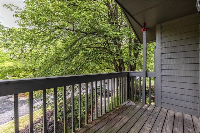 223 Tuxworth Cir, Decatur, GA 30033 - view of wooden deck