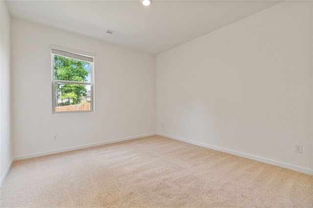 4117 Flat Rock Pt, Stonecrest, GA 30038 - empty room with light colored carpet, baseboards, and recessed lighting