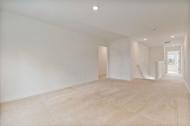 4117 Flat Rock Pt, Stonecrest, GA 30038 - spare room with light colored carpet, baseboards, and recessed lighting