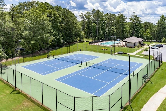 4117 Flat Rock Pt, Stonecrest, GA 30038 - view of tennis court