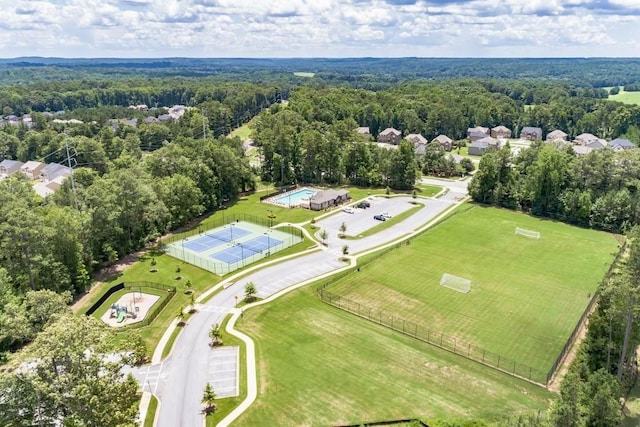 4117 Flat Rock Pt, Stonecrest, GA 30038 - drone / aerial view of a forest