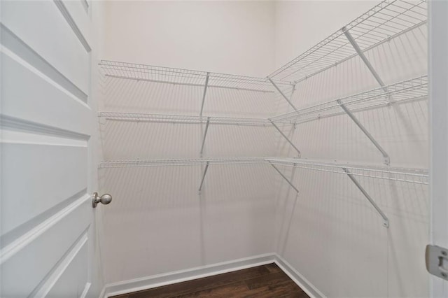 4117 Flat Rock Pt, Stonecrest, GA 30038 - spacious closet with dark wood-type flooring