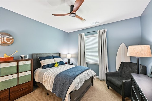 215 Dragonfly Way, Winder, GA 30680 - bedroom featuring carpet flooring, ceiling fan, and baseboards