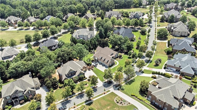 drone / aerial view featuring a residential view